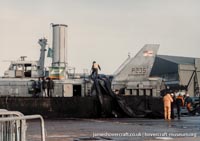 BH7 being moved to The Hovercraft Museum